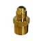 Homeplus+ ATC 1/4 in. Flare X 1/4 in. D Male Brass Adapter 6JC120110701062 - alternate 2